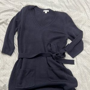 Sweater Dress Navy Blue